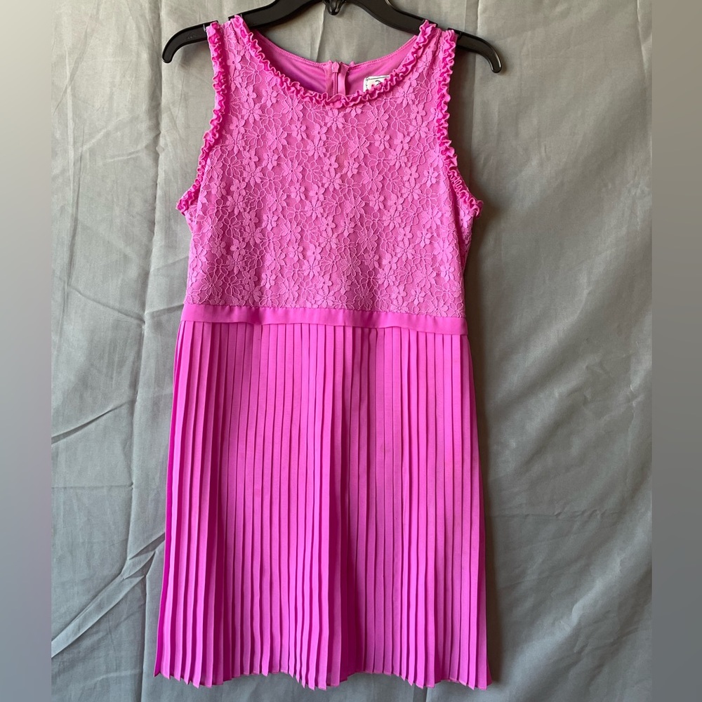 girls pink dress